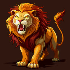 Lion , Wild Lion , Angry lion