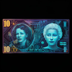 Impeccable FD Bank Note - A Portrait of Economy, Security & Trust Restated - obrazy, fototapety, plakaty