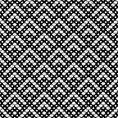 Seamless pattern. Folk wallpaper. Rounds, checks background. Tribal motif. Stylized chevrons, rhombuses,dots ornament. Ancient mosaic. Circles, shapes backdrop. Digital textile print, abstract design.