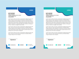 Creative Letter Head Design Template