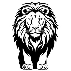lion head vector