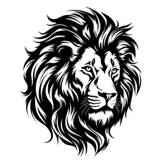 lion head vector