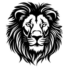 lion head vector