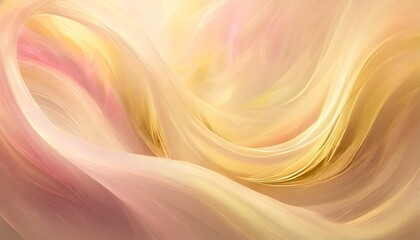 swirling free flowing feminine pink and yellow energy background banner large vibrant swirls of moving energy providing a magical fantasy background for messages - obrazy, fototapety, plakaty