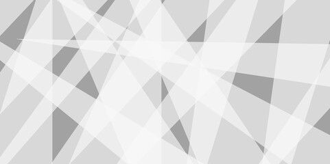 Obraz premium Abstract background with white and gray and geometric style with simple lines and corners, polygons as background geometric style. Space design concept. Decorative web layout or poster, banner.