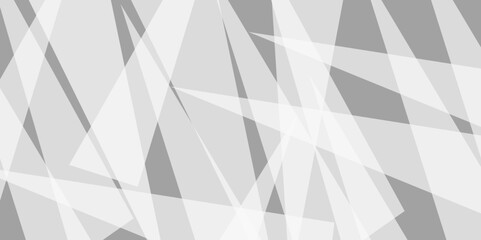 Obraz premium Abstract background with white and gray and geometric style with simple lines and corners, polygons as background geometric style. Space design concept. Decorative web layout or poster, banner.