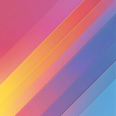 Obraz premium Serenade of Hues: An Ode to the Symphony of Gradient Waves