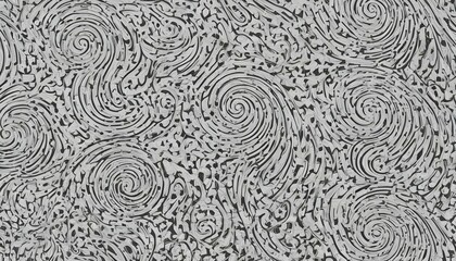 An Abstract Pattern Of Swirling Lines And Shapes
