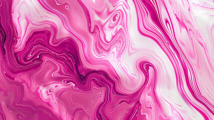 A luxurious magenta and white patterned natural marble background, with vibrant swirling patterns that exude a sense of passion and energy, making for a striking and dynamic abstract composition. - obrazy, fototapety, plakaty