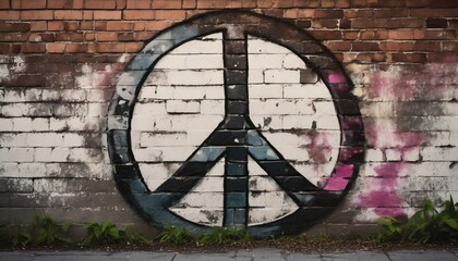 Peace symbol Graffiti