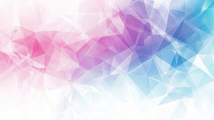 Fototapeta premium Vibrant Abstract Geometric Background with Pink and Blue Tones