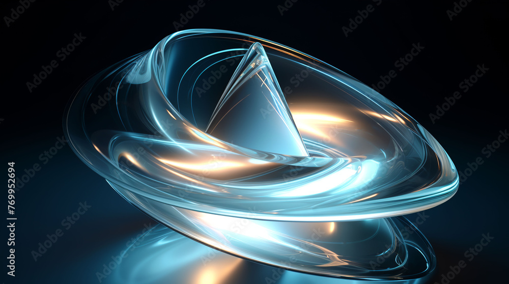 Poster illustration of a multicolored abstract gradient for design,generated by ai