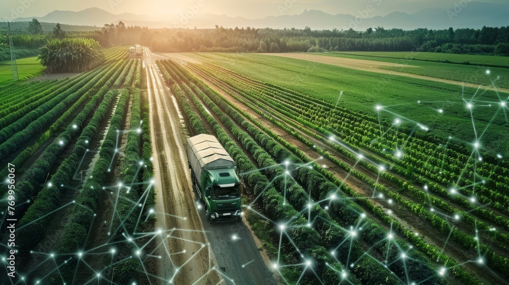 Poster a smart agricultural setup integrating iot and industrial