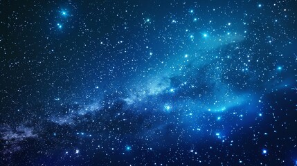 Fototapeta premium Sparkling Starry Night Sky