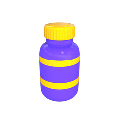 plastic medicine bottle for pharmaceutical health care treatment
