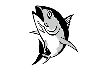 ジャンプするマグロ