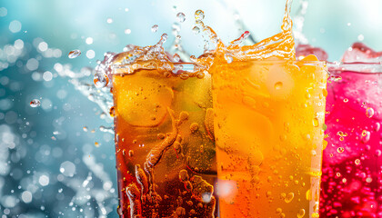 cold drink liquid background