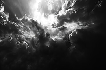 Obraz premium Striking monochrome background, exuding elegance and simplicity, ideal for minimalist designs and versatile creative projects