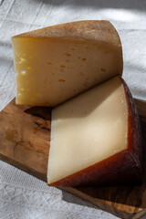 Spanish hard manchego, cow, sheep and goat cheese