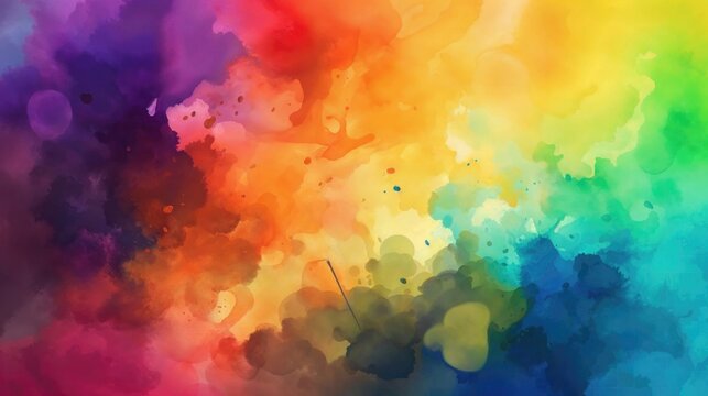 Abstract Painting. Stylish Design Texture Banner. Generative AI.