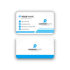 Corporate creative and modern Stylish Professional Business card template (Double sided) 