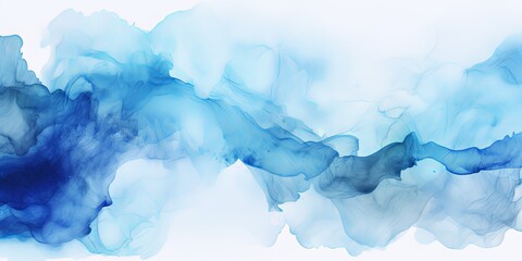 blue abstract watercolor stain background pattern