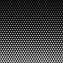 Geometric black and white diagonal square pattern background design - abstract vector illustration