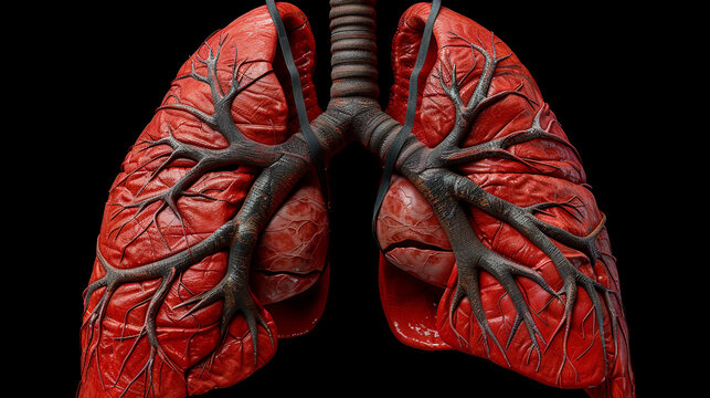 lungs pic in red
