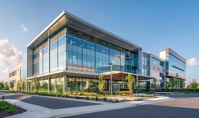 The modern medical building