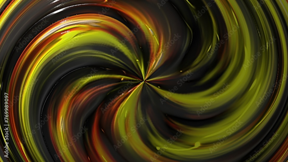 Aufkleber abstract twirl background. computer generated 3d render