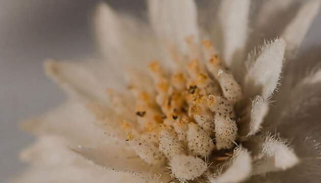 focused, grainy, macro images of plants and flowers