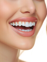 Fototapeta premium Sonrisa de dientes perfectos para dentistas 