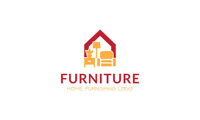 a logo for furniture store that is located in a white background.