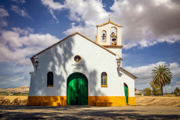 Fototapeta premium Hermitage of Our Lady of the Rosary, near Sangonera La Verde, Murcia, Spain