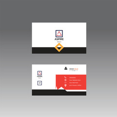 Simple Business Card Layout. White Minimal Individual Business Card Layout. Textured Business Card Mockup. Business Card Layout with Red Stripe. 
Clean Design Business Card Layout. 