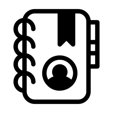 Vector Icon Book, directory, phone, phone book, contect