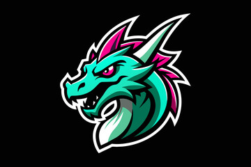 dragon print ready vector t-shirt design stick 