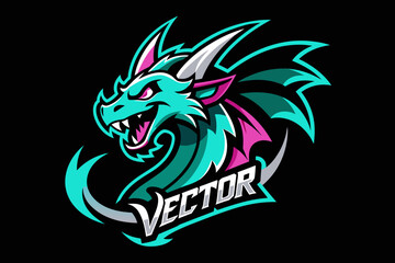 dragon print ready vector t-shirt design stick 