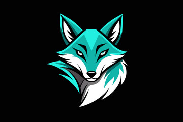 fox print ready vector t-shirt design sticker