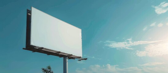 Billboard template without any content, ready for customization
