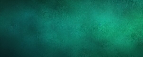 Emerald grainy background with thin barely noticeable abstract blurred color gradient noise texture banner pattern with copy space