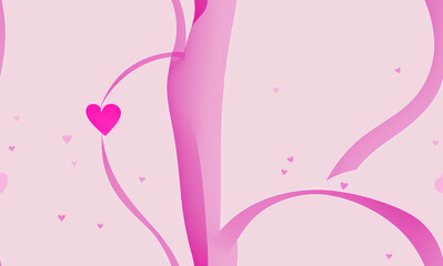Valentine's card. Abstract seamless pattern. AI generated.	

