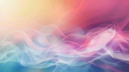 Fototapeta na wymiar Colorful Abstract Background With Smoke and Waves