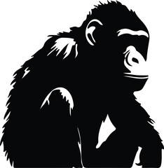 bonobo silhouette