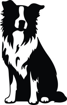 recommend clip art: border collie silhouette
