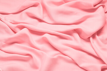 Texture of beautiful pink fabric