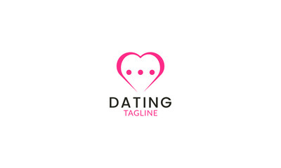 Professional dating love match logo design inspirations