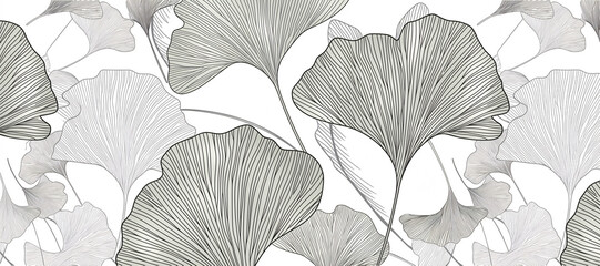 Patrón botánico abstracto en tonos pastel