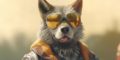 Cool Canine Aviator: A Fashionable Dogs Adventure - Summer Style Banner
