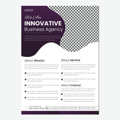 Business flyer design and template